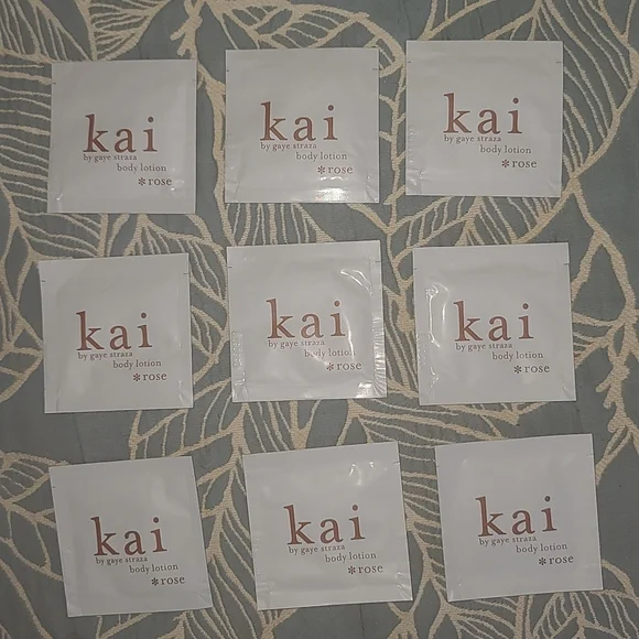 Kai Rose Body Lotion Fragrance by Gaye Straza - 9 Sample packets! - Picture 4 of 16